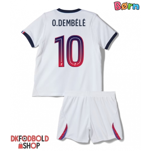 Paris Saint-Germain Ousmane Dembele #10 Udebanesæt Børn 2026-27 Kort ærmer (+ korte bukser)